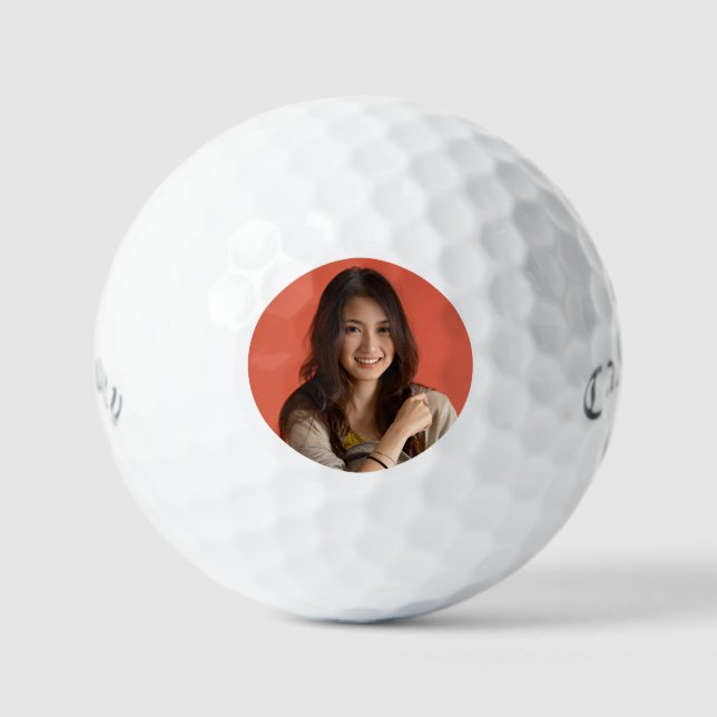Create Your Own Simple Photo Golf Balls (Front)