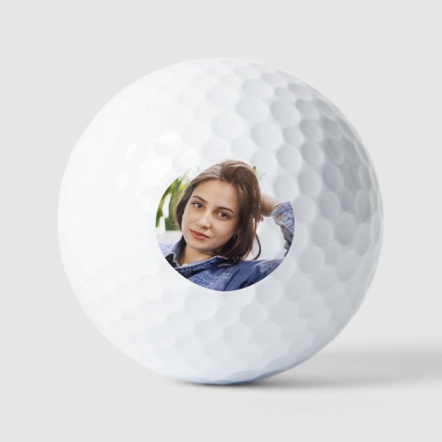 Create Your Own Simple Photo Golf Balls (Front)