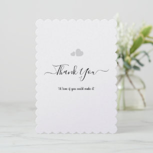 Create Your Own Simple Professional 5" x 7" Flat Thank You Card