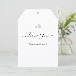 Create Your Own Simple Professional 5" x 7" Flat Thank You Card