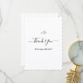 Create Your Own Simple Professional 5" x 7" Flat Thank You Card