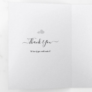 Create Your Own Simple Professional 5" x 7" Flat Tri-Fold Card