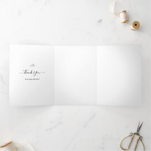 Create Your Own Simple Professional 5" x 7" Flat Tri-Fold Card