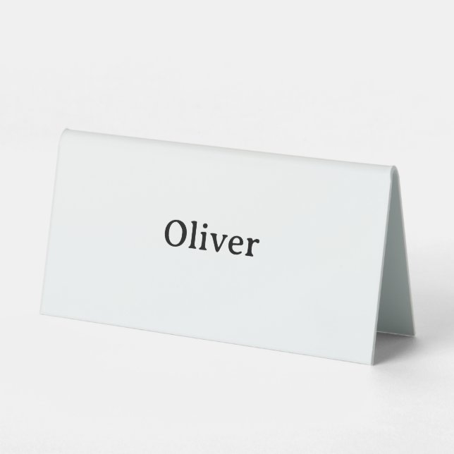 Create Your Own Simple Professional 6" X 3" (Front)