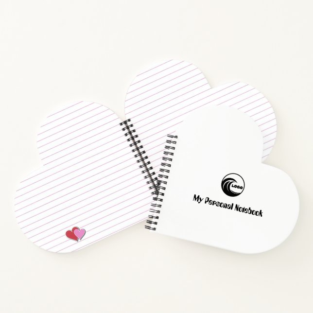 Create Your Own Simple Professional 8" x 8"  Notebook (Inside)