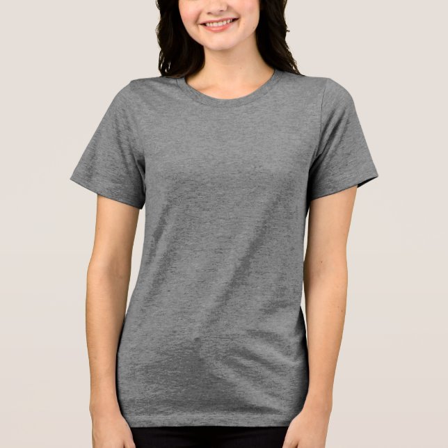 Create Your Own simple Tri-Blend Shirt (Front)