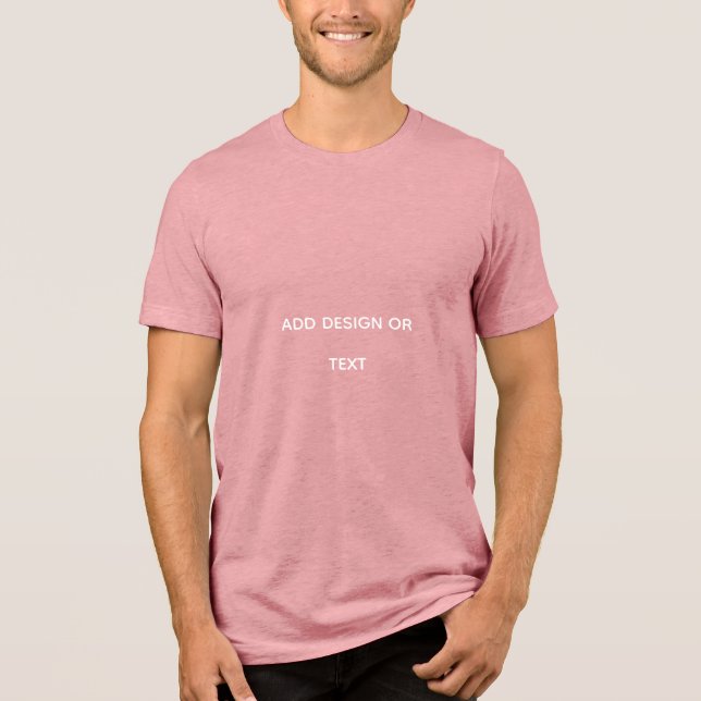 Create Your Own simple Tri-Blend Shirt (Front)