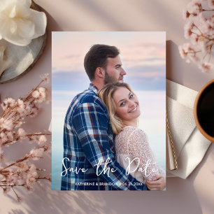 Create Your Own Simple Wedding Couple Photo Save The Date