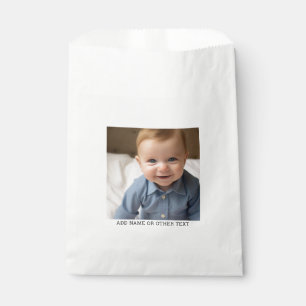 Create Your Own Single Photo Gallery white border Favour Bag