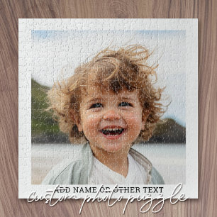 Create Your Own Single Photo Gallery white border Jigsaw Puzzle