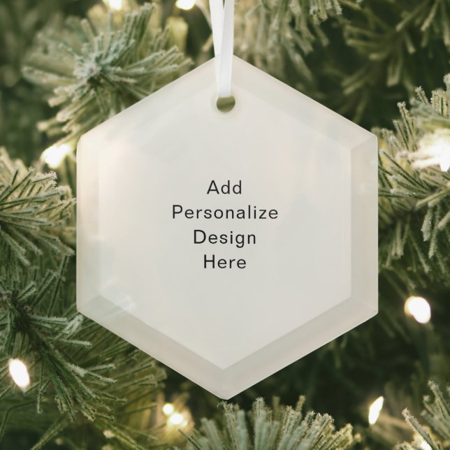create your own Single Standard Size Glass Tree Decoration (Insitu)