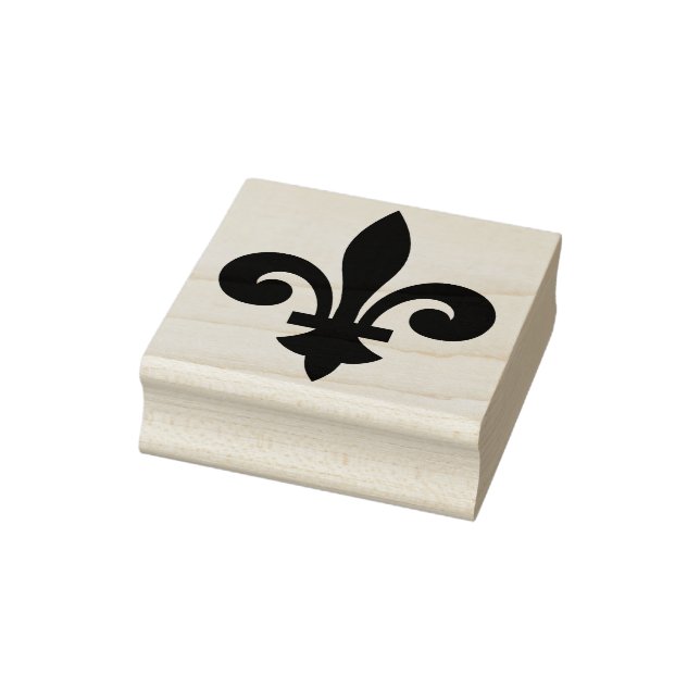 Create Your Own Skirted Fleur De Lis Rubber Stamp (Stamp)
