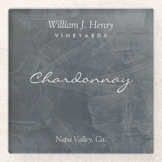 Create Your Own Slate Glass Wine Coasters (Front)