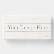 Create Your Own Slatted Birch Wood Sign
