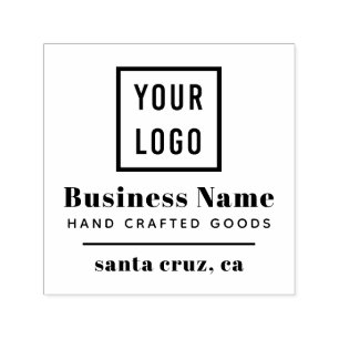 Create Your Own Sleek Elegant Business Logo Self-inking Stamp