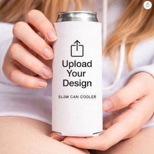 Create Your Own Slim Can Cooler, Upload Your Image Seltzer Can Cooler