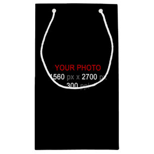 Create Your Own Small 2 Photos Gift Bag