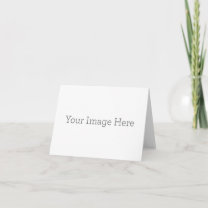 Create Your Own Small 4" x 5.6" Folded Note Card