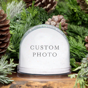 Create Your Own Snow Globe   Custom Photo 