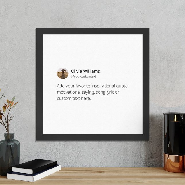 Create Your Own Social Media Custom Quote Poster (Creator Uploaded)