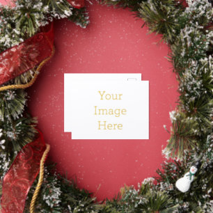 Create Your Own Soft Touch Gold Foil Holiday Postcard