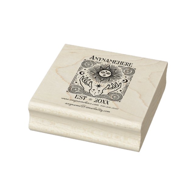 Create Your Own Solar Magic Tarot Hands Rubber Stamp (Stamp)