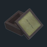 Create Your Own Solid Green Plaster Gift Box<br><div class="desc">Create Your Own Solid Green Plaster Gift Box. Simply add your own text for a special custom gift for yourself or a loved one.</div>