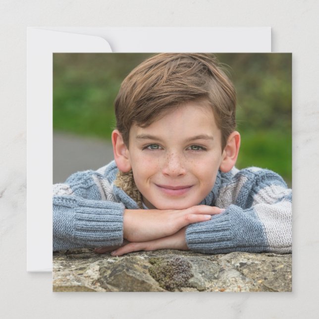 Create Your Own Son Photo Custom Pic Double Sided (Front)