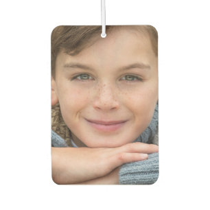 Create Your Own Son Photo Custom Pic Double Sided  Car Air Freshener