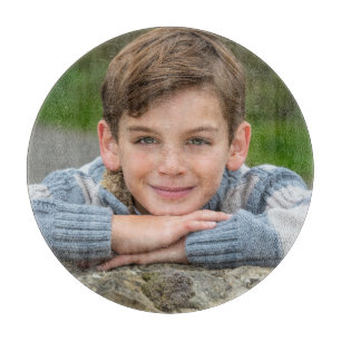 Create Your Own Son Photo Custom Pic Double Sided Cutting Board