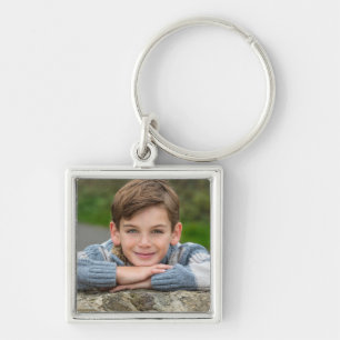Create Your Own Son Photo Custom Pic Double Sided Key Ring