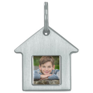 Create Your Own Son Photo Custom Pic Double Sided Pet ID Tag