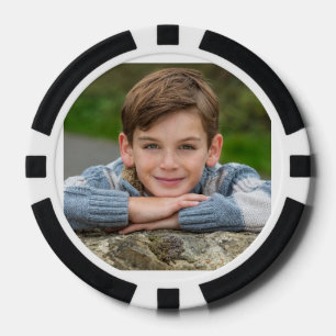 Create Your Own Son Photo Custom Pic Double Sided Poker Chips