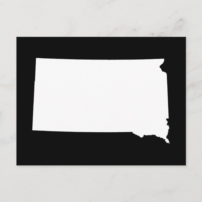 Create Your Own South Dakota Moving Announcement Postcard (Front)