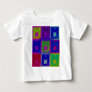 Create Your Own Special Santa HoHoho Pop Art Baby T-Shirt