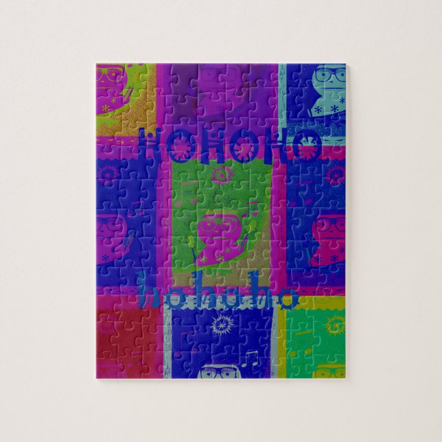 Create Your Own Special Santa HoHoho Pop Art  Jigsaw Puzzle (Vertical)
