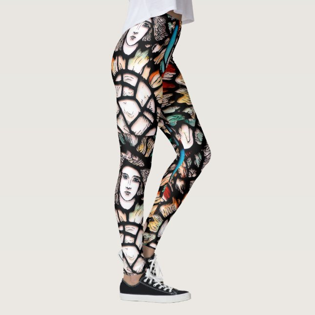Create your own spiritual Yoga Pants Long colourfu (Right)