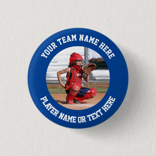 Create Your Own Sports Team Photo 3 Cm Round Badge