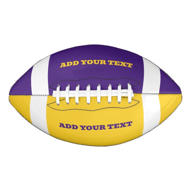 Create Your Own Sports Themed Custom Football (Front)