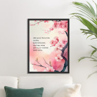 Create Your Own Spring Cherry Blossom Custom Quote
