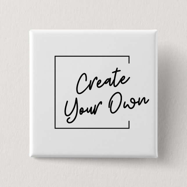 Create Your Own square 15 Cm Square Badge (Front)