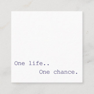 Create Your Own Square Business Card
