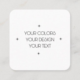 Create Your Own Square Business Card