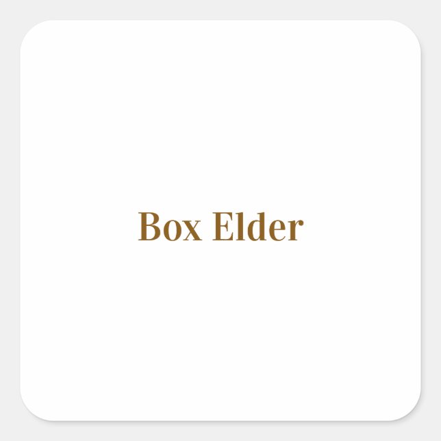 Create Your Own Square Sticker (Front)