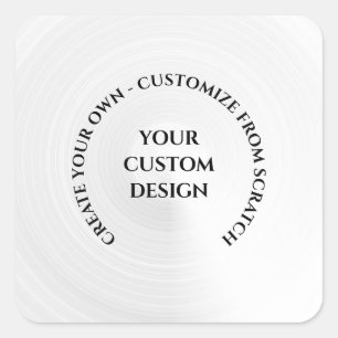 Create Your Own Square Sticker