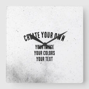 Create Your Own Square Wall Clock