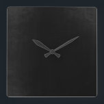 Create Your Own Square Wall Clock<br><div class="desc">Current background shown: Grunge Black Replace the image shown on this product with an image your own to create a completely customised item from scratch, or personalise the current background. Add some of your own images and custom text if desired and choose your favourite fonts and colours! Create your own...</div>