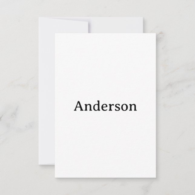Create Your Own Squared 3.5" x 5" Invitation (Front)