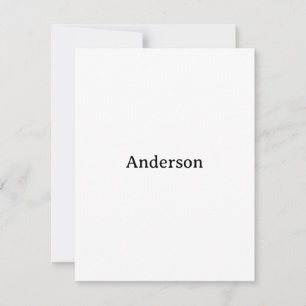 Create Your Own Squared 4.25" x 5.5" Invitation