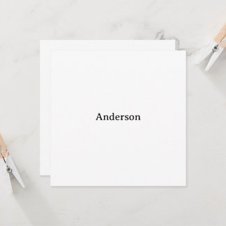 Create Your Own Squared 5.25" x 5.25" Invitation